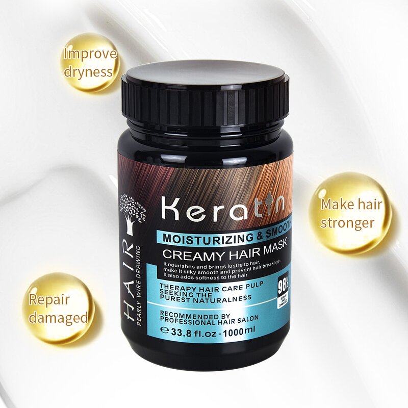 Hair Mask Manufacturer - Low MOQ Wholesale Brazilian Blue Professional Formaldehyde Free Keratin