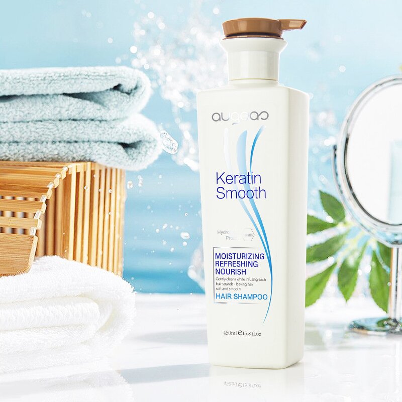 Shampoo Manufacturer - OEM 450ml Organic Refreshing Anti-Itching Keratin