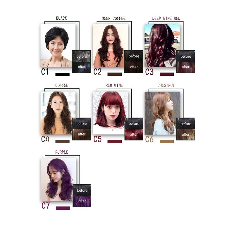 Hair Dye Shampoo Manufacturer - Guangzhou Professional Ginger Natural Black for Men