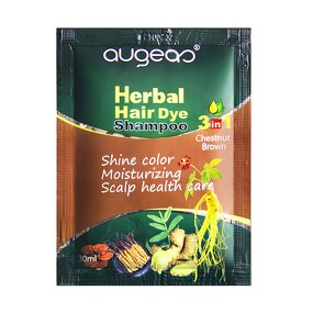 Hair Colour Shampoo Manufacturer - Private Label OEM ODM 3-in-1 Covers Gray Sachets