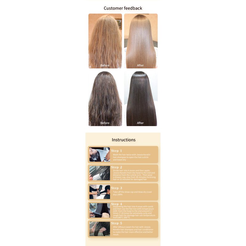 Shampoo and Conditioner Manufacturer - Wholesale OEM Rejuvenating Smoothing Treatment Keratin Active