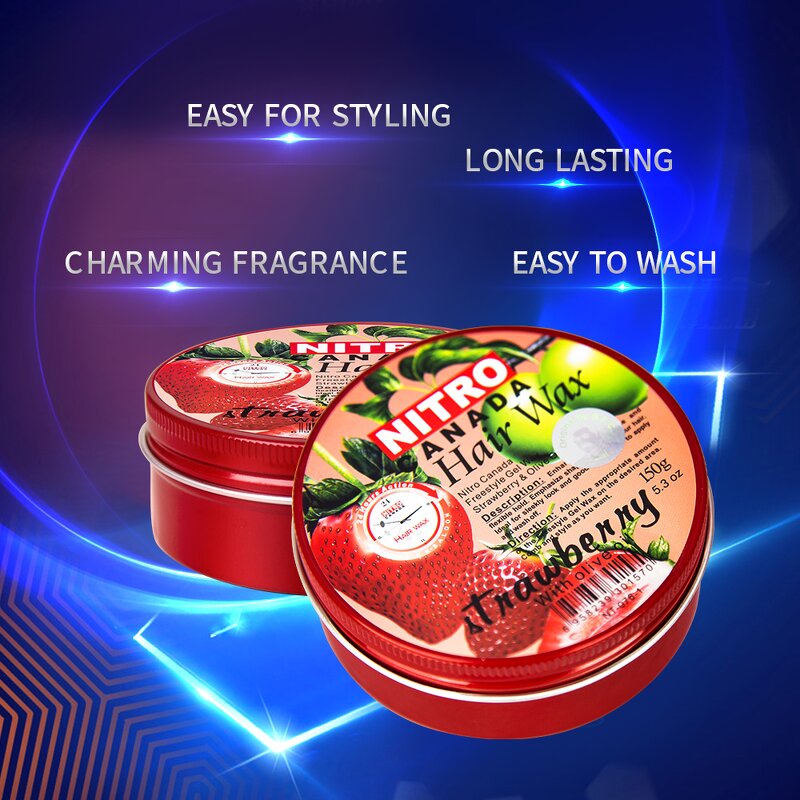 Hair Wax Manufacturer - 150g Nitro Canada Fruit Factory Wholesale Organic Pomade Strong Hold