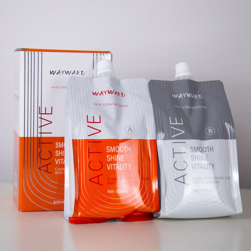 Hair Straightening Cream Manufacturer - Factory Price One Step Keratin Perm Rebonding Smoothing