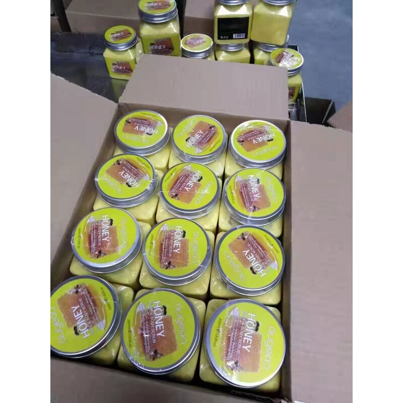 Body Scrub Manufacturer - 350ml Jars Own Brand In Stock Exfoliating Organic Whitening