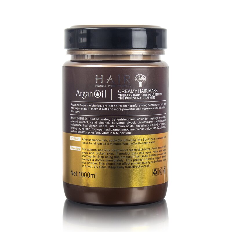 Hair Mask Manufacturer - Wholesale Large Quantity Argan Hair Mask Reduce Split Ends
