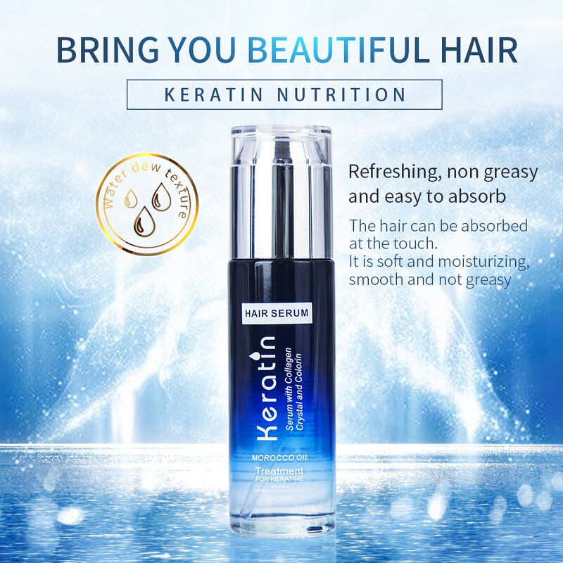 Hair Serum Manufacturer - Fast Ship LOW MOQ Moroccan Oil Collagen Herbal Moisturizing Repairing