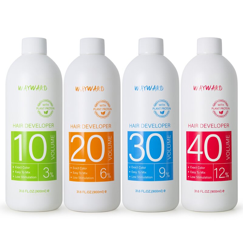 Hair Developer Cream Manufacturer - Private Label Customization Wayward Natural Herbal Organic 10-40 Vol