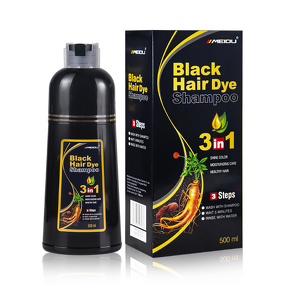 Hair Dye Shampoo Manufacturer - MEIDU 500ml Ammonia Free Herbal Permanent