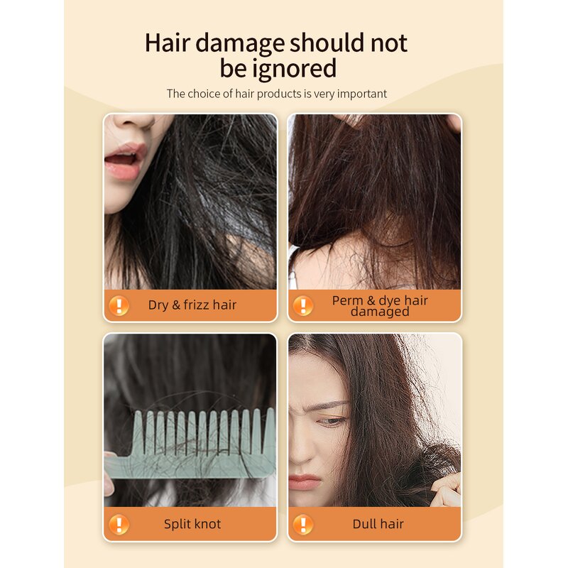 Hair Mask Manufacturer - Wholesale Cream Moisturizing Repairing Damaged Anti Frizz Keratin