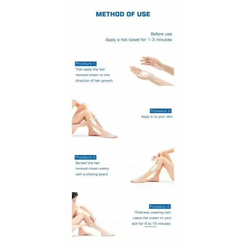 Hair Removal Cream Spray Manufacturer - OEM Service Private Label Gentle Effective Painless Permanent