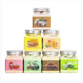 Body Scrub Manufacturer - 350ml Jars Own Brand Factory Wholesale Exfoliating Organic Whitening