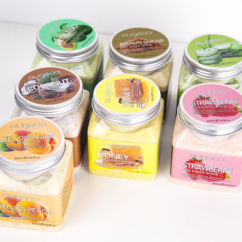 Body Scrub Manufacturer - Custom Logo Factory Hot Sale Salt Scrub Natural Sugar Exfoliate