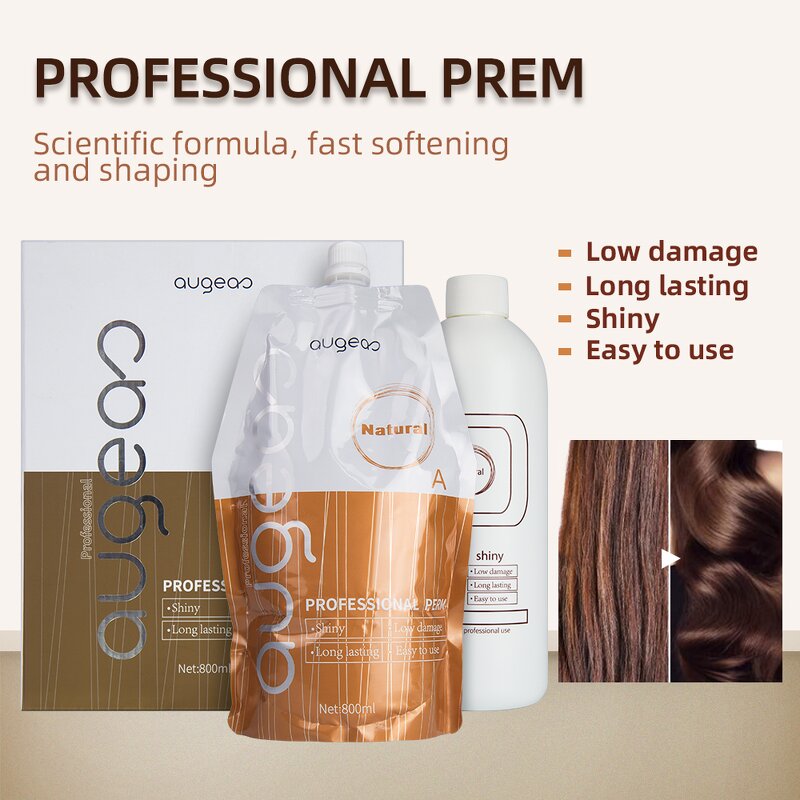 Hair Perm Manufacturer - Factory Price Ready to Ship Salon Natural Low Damage Long Lasting Curly