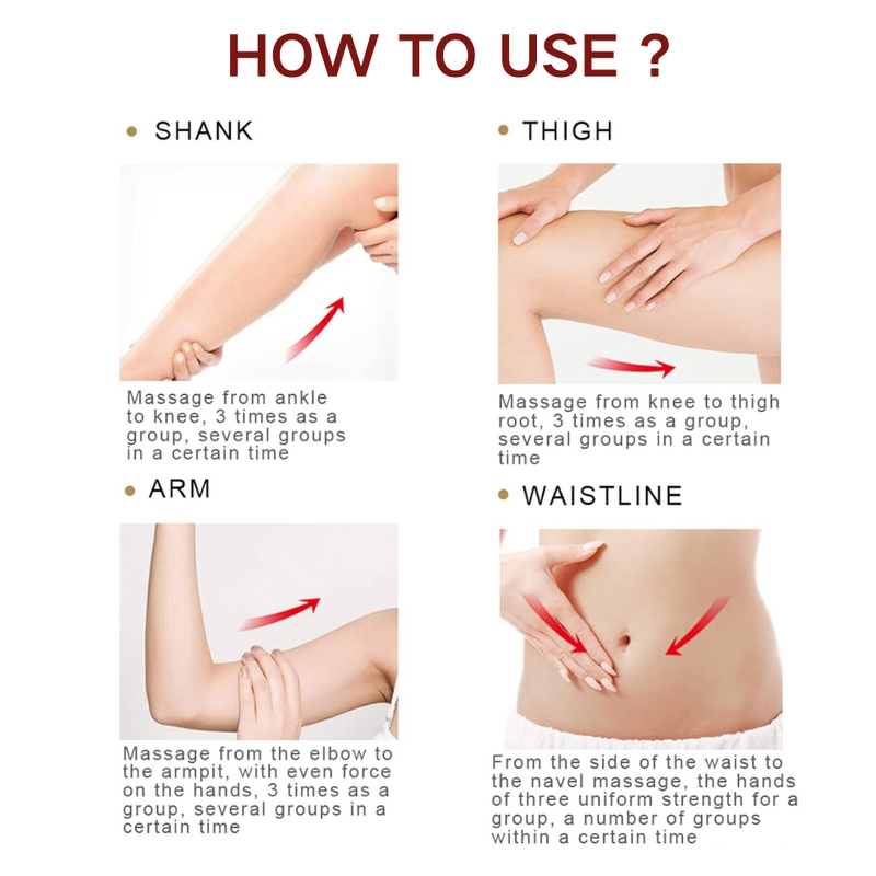 Weight Loss Massage Oil Manufacturer - Factory Plant Extract 100ml Customized Logo