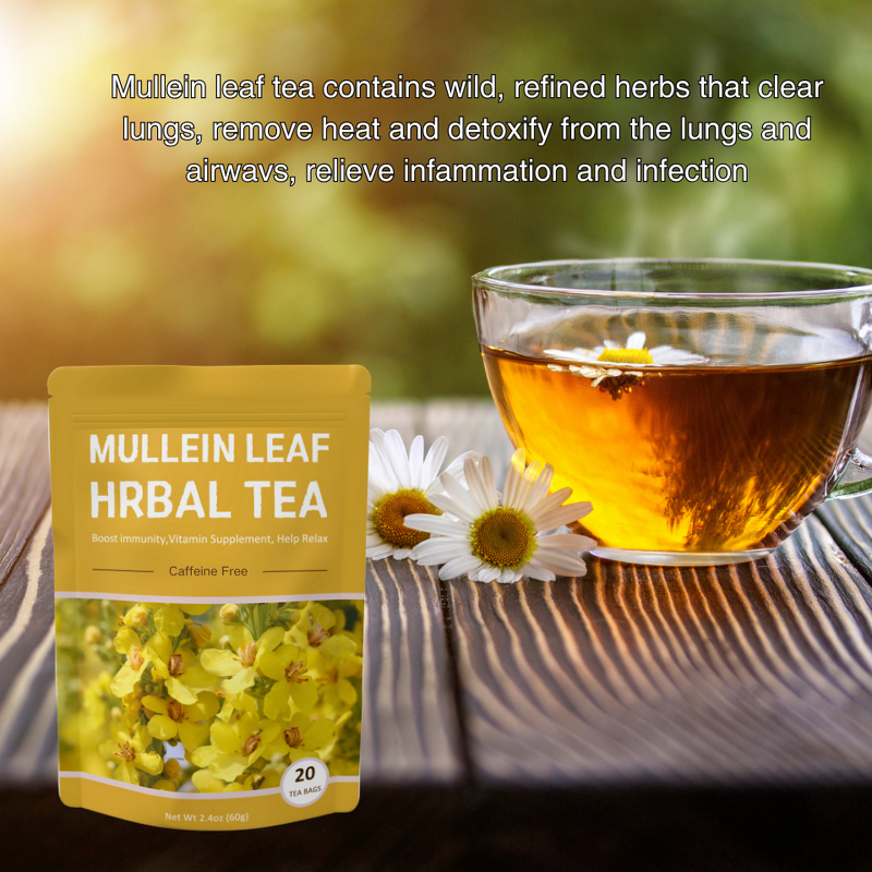 Mullein Flower Tea Manufacturer - OEM Organic Support Blend Fresh Herbal Sachet