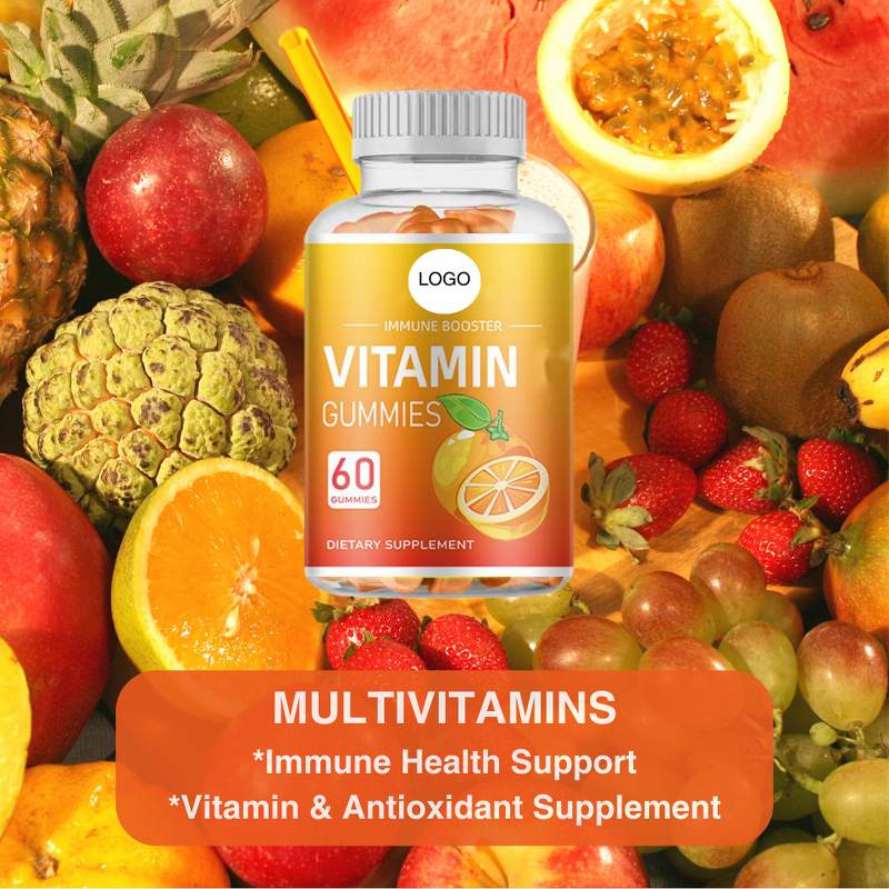 Vitamin Gummy Manufacturer - Adult Multi with C, B12, Zinc Orange Flavor, 60-count