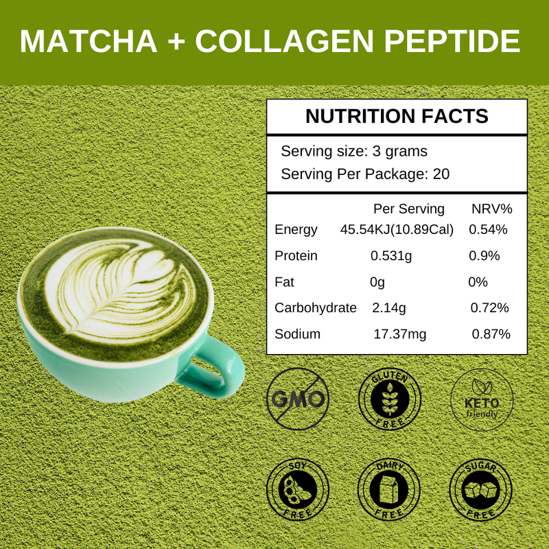 Matcha Collagen Powder Manufacturer - High Quality Pure Organic for Skin & Nails