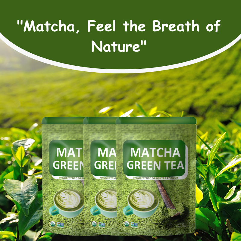 Matcha Powder Manufacturer - OEM 100% Pure Organic Green Tea Flat Belly Ceremonial