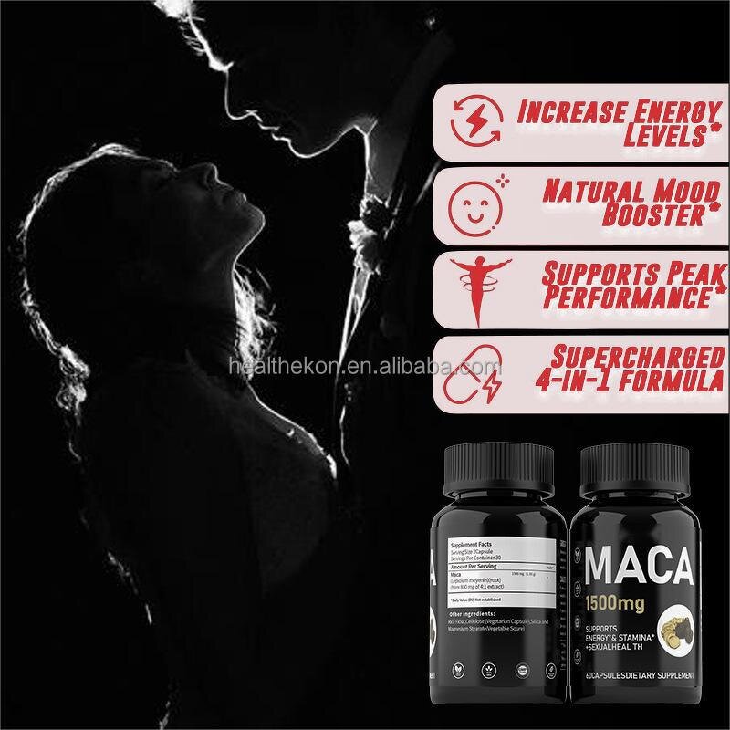 Maca Root Capsules Manufacturer - OEM Men's Health Energy Booster & Male Enhancement