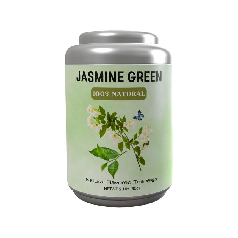 Jasmine Green Tea Manufacturer - Organic Blended with Flower Blooming Teabags