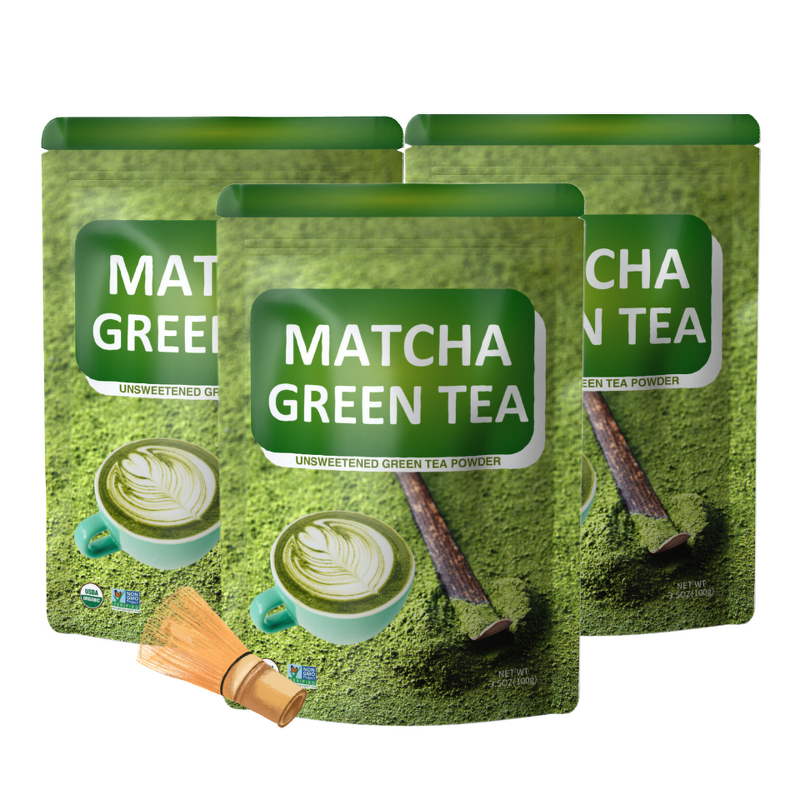 Matcha Powder Manufacturer - OEM 100% Pure Organic Green Tea Flat Belly Ceremonial