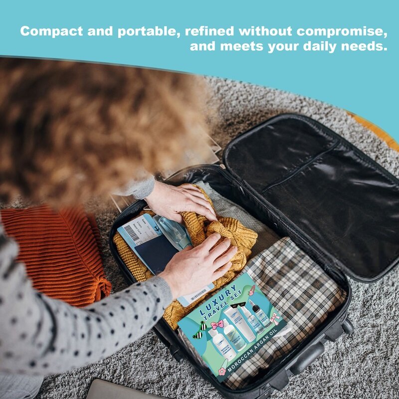 Skincare Travel Kit - Manufacturer - 5 Pieces Deep Cleaning Moisturizing Whitening DIY