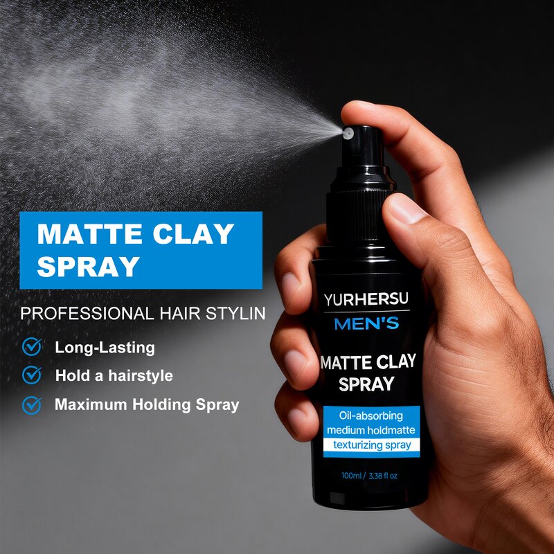 Hair Styling Spray - Manufacturer - Wholesale Strong Hold Matte Non Sticky Easy Wash