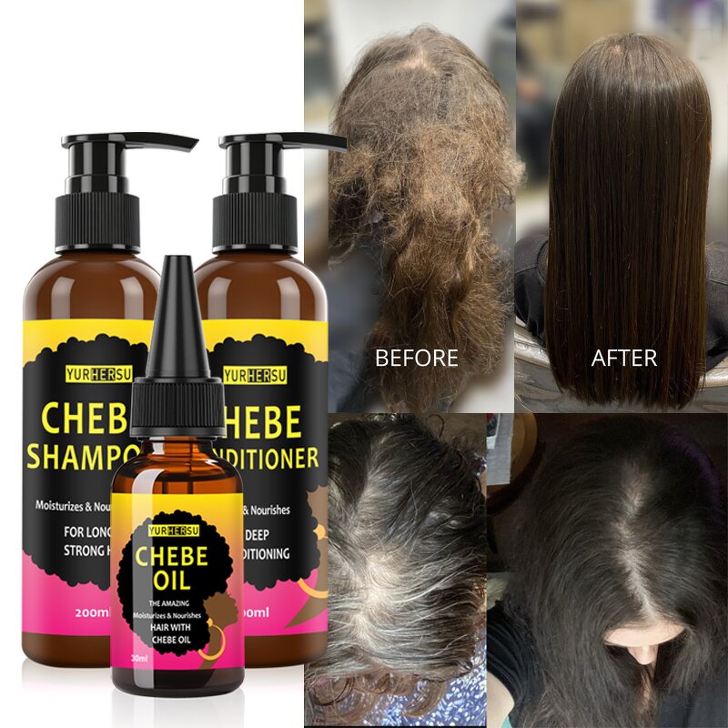Chebe Hair Care Set - Manufacturer - Growth Oil Shampoo Butter Anti Loss Repair
