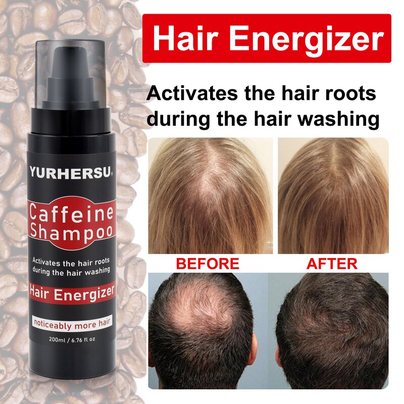 Caffeine Shampoo - Manufacturer - 200ml Nourishing Anti Hair Loss Thinning Strengthens