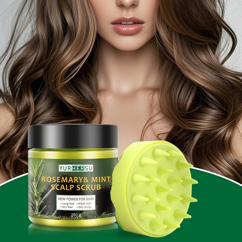Rosemary Scalp Scrub - Manufacturer - Deep Cleansing Shampoo Hair Growth Massager