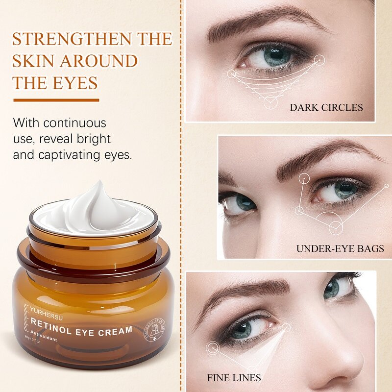 Retinol Skincare Set - Manufacturer - Hyaluronic Acid Anti-Aging Serum Cream Eye Cream