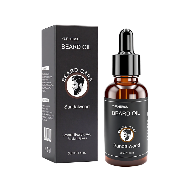 Beard Growth Kit - Manufacturer - Private Label Cleaning Rolling Oil Serum Conditioner