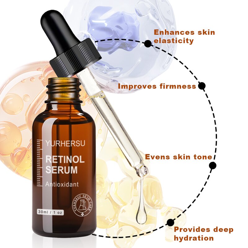 Retinol Skincare Set - Manufacturer - Hyaluronic Acid Anti-Aging Serum Cream Eye Cream