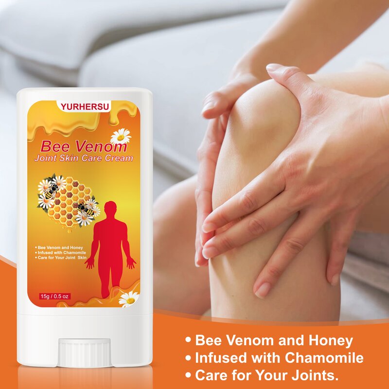 Bee Venom Joint Cream - Manufacturer - Private Label Honey Chamomile Soothing Discomfort
