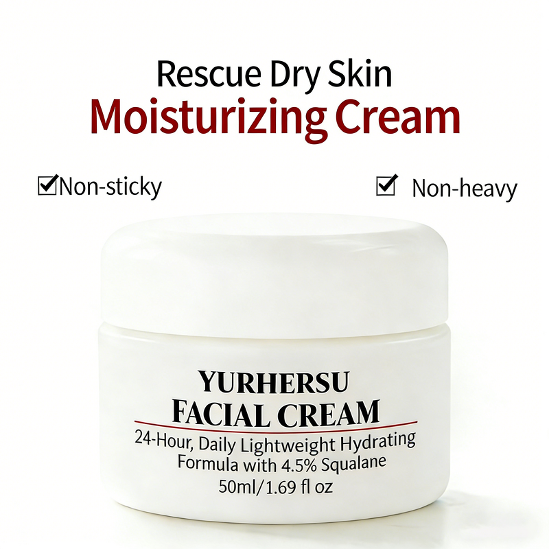 Squalane Facial Cream - Manufacturer - Wholesale Long-lasting Hydrating Dry Sensitive Skin