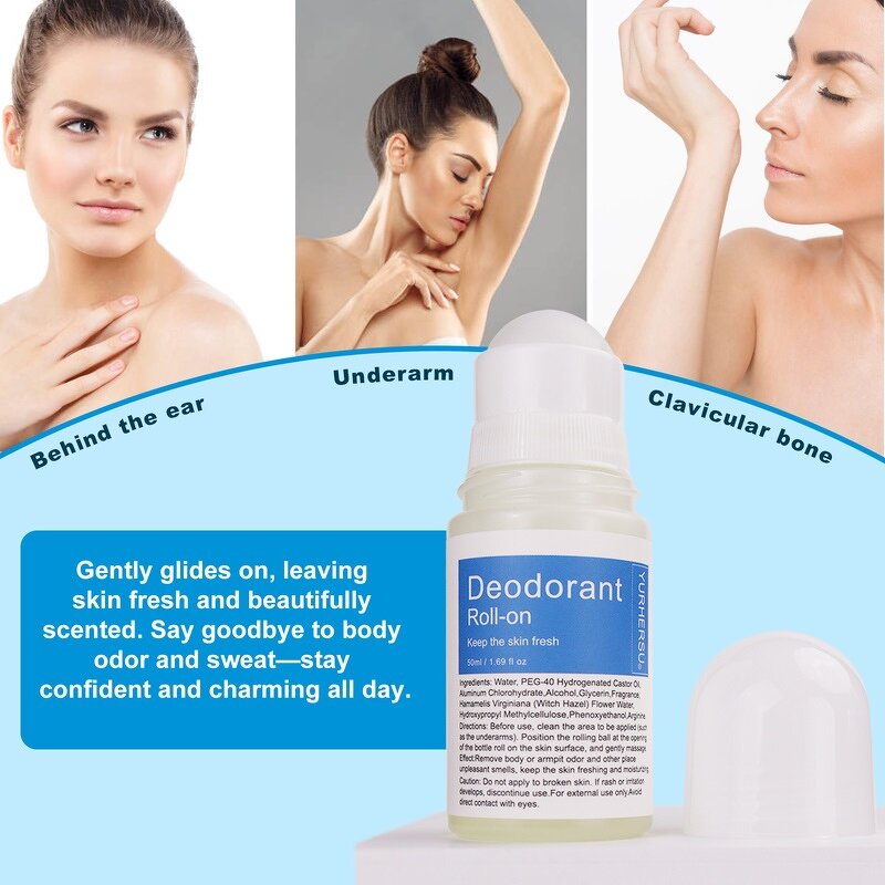 Roll-On Deodorant - Manufacturer - Private Label Natural Organic Vegan Lasting Fragrance