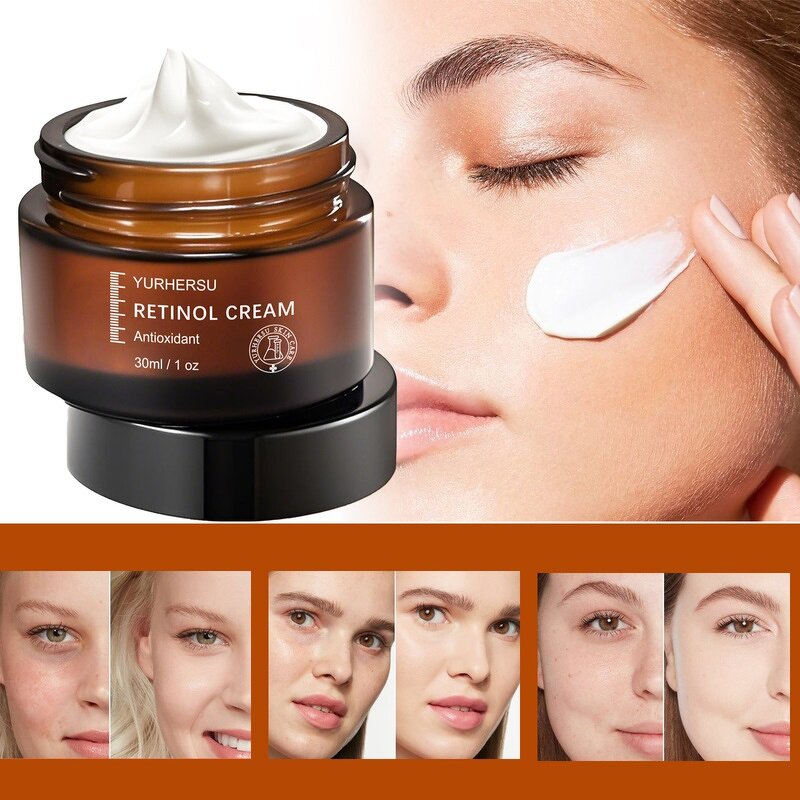 Retinol Skincare Set - Manufacturer - Hyaluronic Acid Anti-Aging Serum Cream Eye Cream