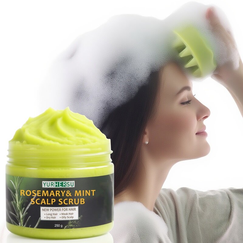 Rosemary Scalp Scrub - Manufacturer - Deep Cleansing Shampoo Hair Growth Massager