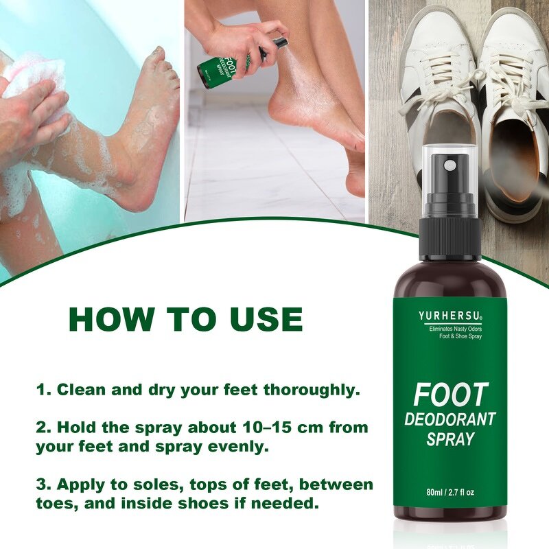 Foot Deodorant Spray - Manufacturer - Anti Cracking Bacteria Peculiar Smell Peeling