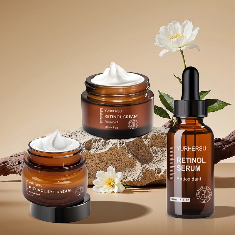 Retinol Skincare Set - Manufacturer - Anti Wrinkle Serum Cream Eye Cream Skin Care