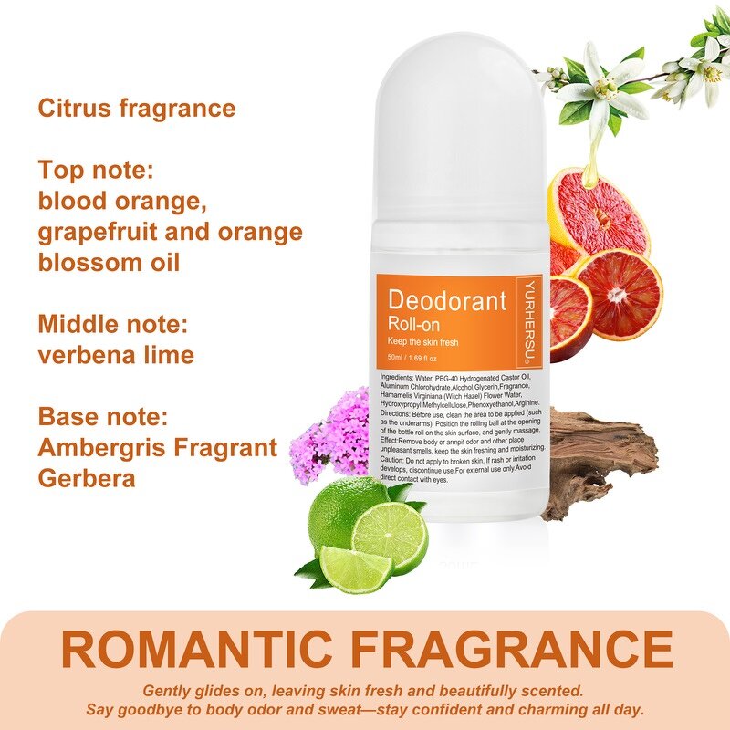 Roll-On Deodorant - Manufacturer - Nourishing Moisturizing Refreshing Fragrance