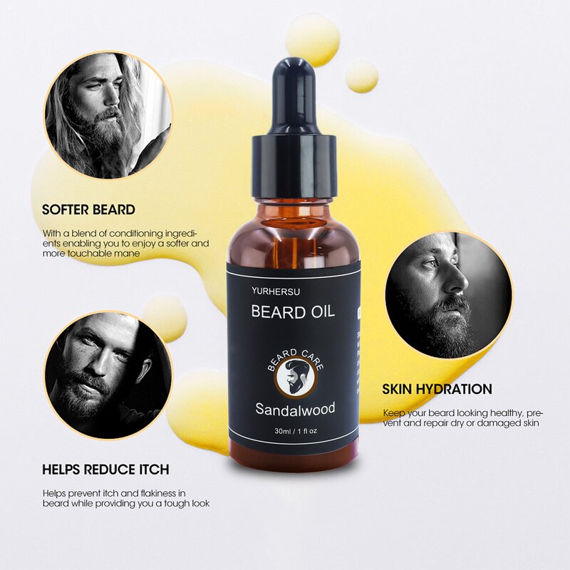 Beard Growth Kit - Manufacturer - Private Label Cleaning Rolling Oil Serum Conditioner