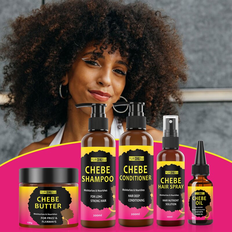 Chebe Hair Care Set - Manufacturer - Growth Butter Oil Anti Loss Shampoo Nourishing