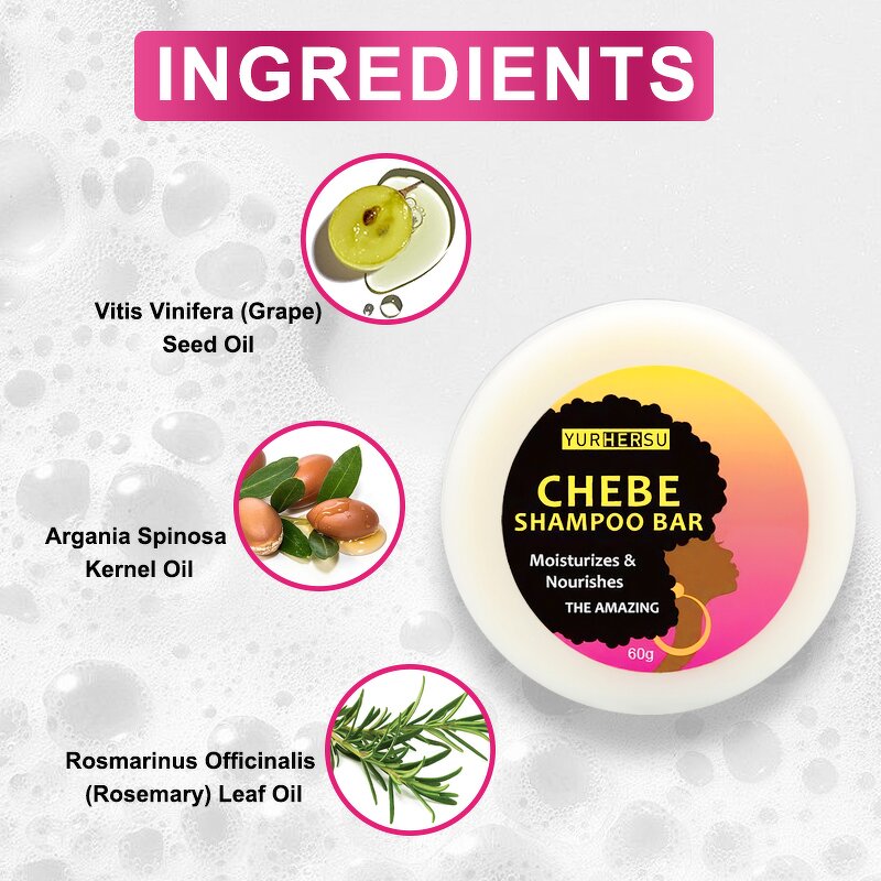 Chebe Shampoo Bar - Manufacturer - Deep Cleansing Moisturizing Hair Growth Promoting