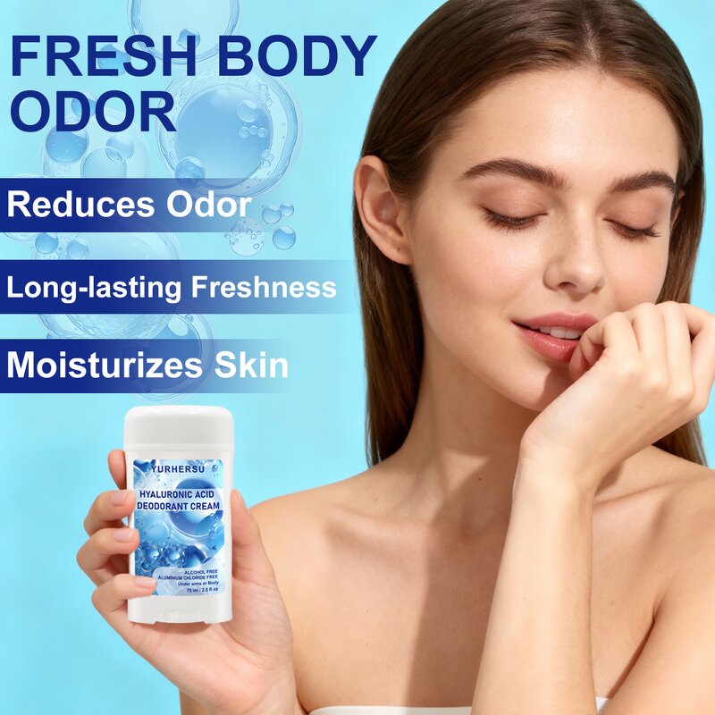 Hyaluronic Acid Deodorant Cream - Manufacturer - Alcohol-Free Daily Underarm Moisturizing