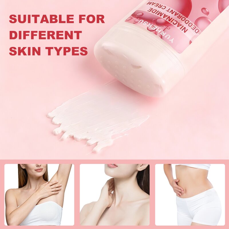 Niacinamide Deodorant Cream - Manufacturer - Wholesale Aluminum Free Hyaluronic Acid Moisturizing