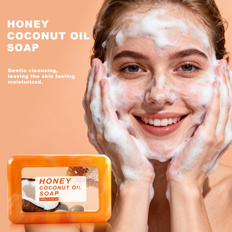 Honey Coconut Soap Bar - Manufacturer - Wholesale Natural Olive Oil Deep Moisturizing