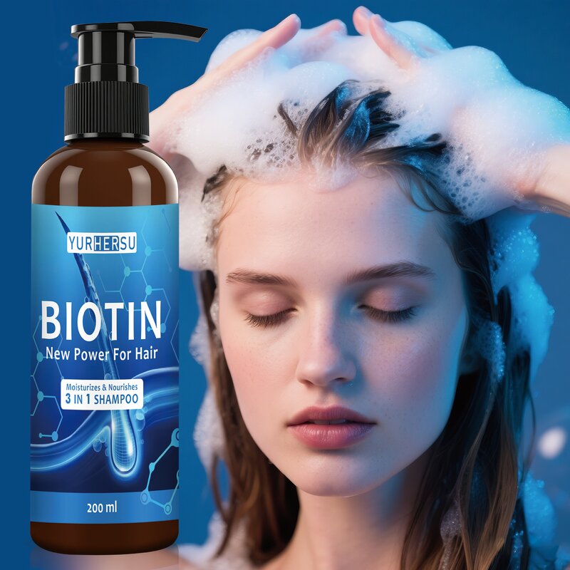 Biotin Shampoo - Manufacturer - 3-in-1 Nourishing Moisturizing Soft Repair Hair Care