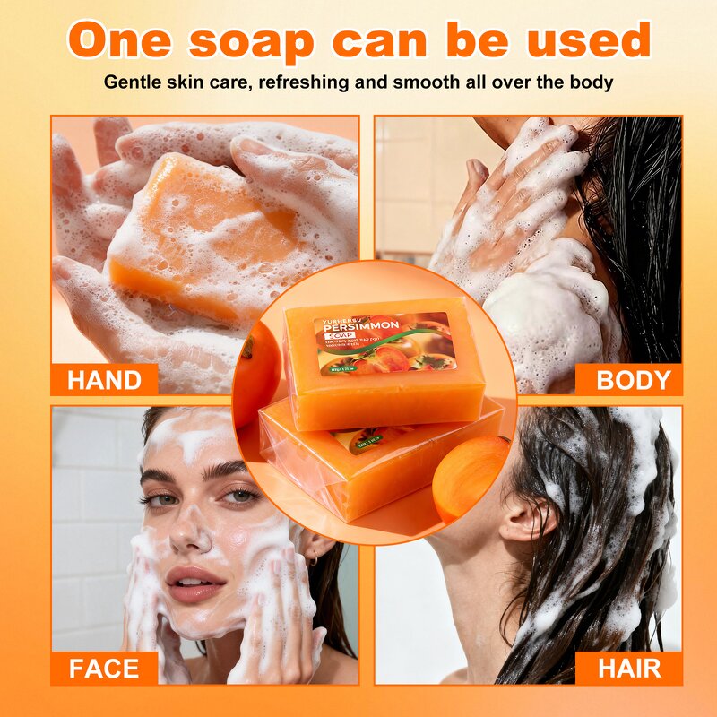 Persimmon Soap Bar - Manufacturer - Private Label Persimmon Extract Natural Plant Based