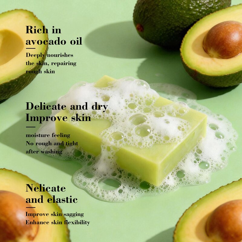 Avocado Soap Bar - Manufacturer - Wholesale Shea Butter Olive Oil All Skin Types